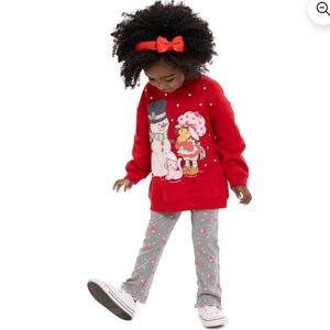 Strawberry Shortcake Toddler Girls Graphic Crewneck Sweatshirt and Flare Legging